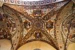 decorated ceiling, Logge della Papa