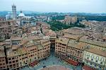view over the city from the Torre del Mangia