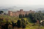 palace in the hills outside the town