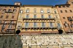 facades on the Piazza del Campo