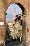 entering town via the Santa Agata gate