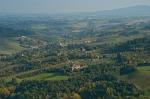 the rolling hills of Tuscany