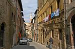 medieval streets in the old town