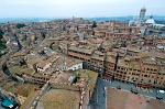 view over the city from the Torre del Mangia