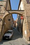 medieval streets in the old town