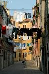 laundry in a residential area