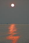 lagoon sunset