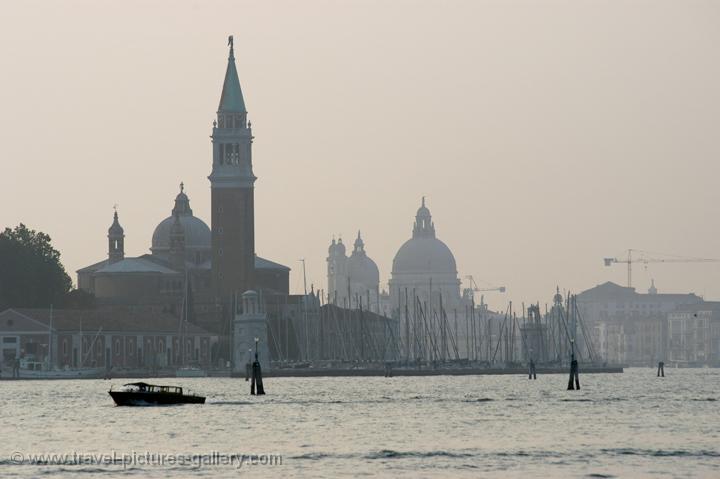 San Giorgio Maggiore and Santa Maria della Salute at dusk