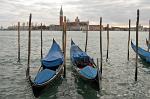 gondolas, Canale della Guidecca, San Giorgio Maggiore church