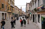 wintertime, shopping street