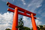 Torii gate, Heian Jingu Shrine