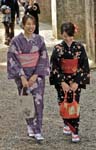 girls in traditional kimono