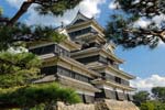 Pictures of Japan - Matsumoto - Matsumoto Castle, also known as Fukashi Castle
