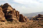 Pictures of Jordan - Petra - panoramic view of the Monastery, Al Deir