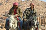 guides on their donkeys