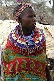 Masai girl in traditional dress, Samburu N.P.