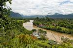 Nam Song River from the entrance of Tham Jang cave