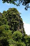limestone cliffs near Tham Jang Cave