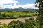 Nam Song River and paddy fields
