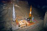 small shrine in Tham Jang cave