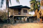 tradtional wooden stilt house