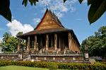 the Haw Pha Kaew, the former Royal temple