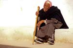 Ghadames, old man resting