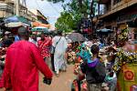 at the lively bazaar, the daily market