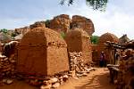 Dogon architecture, Songo village, adobe, mud brick architecture