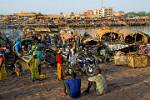 the port and the market