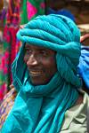 a Songhai man with a turban, Danga market