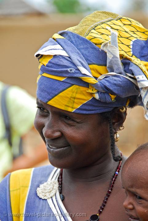 woman with a pretty headscarf