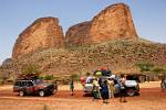the sandstone buttresses of Hombori Tondo