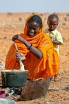 woman preparing food
