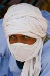 a mysterious look, bedouin man