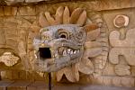 Quetzacoatl, feathered serpent, at Teotihuacan