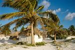 beach huts at Tulum, Yucatan
