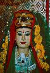 images depicting Nats, spirits, at the Popa Taungkalat Shrine