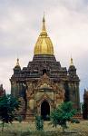 gilded stupa, sacred temples, Bagan Archeological site