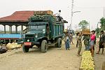 a veteran WWII truck in Nyaungshwe