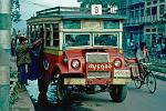 a veteran bus, local transport