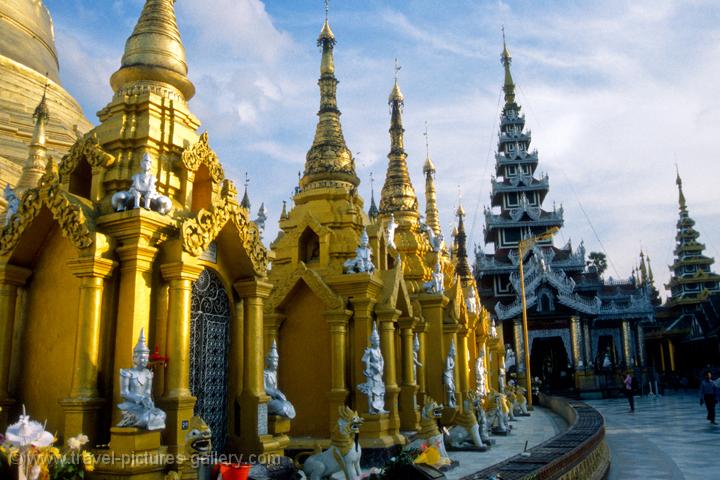 at the Shwedagon Pagoda