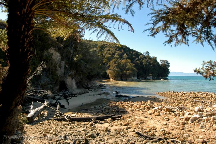 hidden cove along the Abel Tasman Coastal Track
