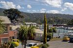 view over Picton's marina