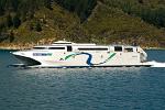 the Lynx, the fast ferry from North to South Island