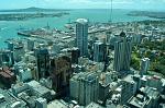 the modern city centre and Auckland harbour