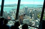 the modern city centre and Auckland harbour
