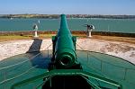 canon guarding the harbour,  North Head