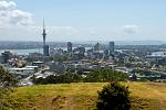 view over the city from Mount Eden