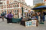 market stalls, Cathedral Square